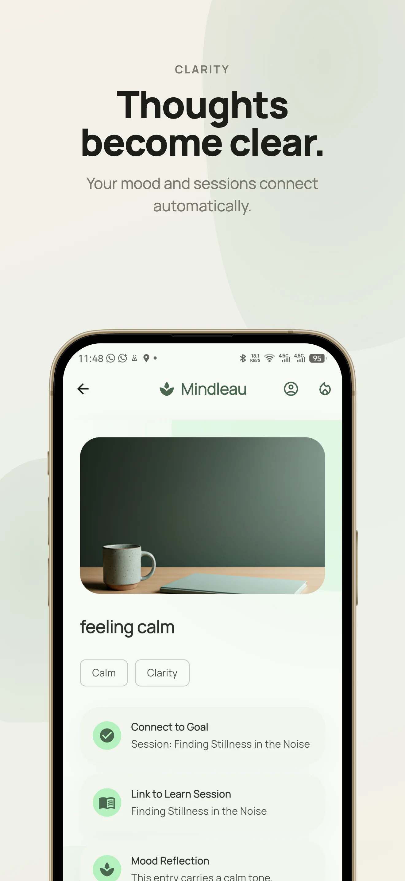 Mindleau home — Your sanctuary hub